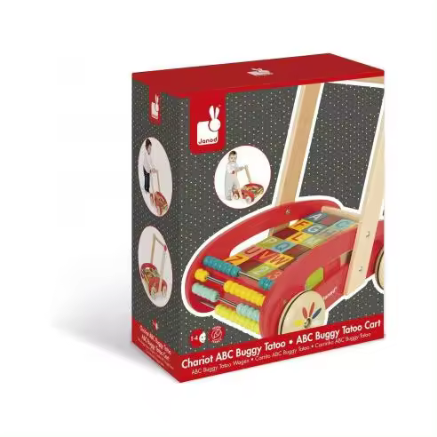 CARRITO ABC BUGGY TATOO - Janod JU05379 JANOD - 1