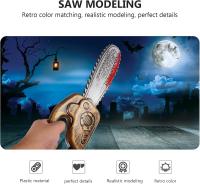 Juguete De Cadena De Madera Con Manchas De Sangre Para Halloween Propiedad De Terror Para Disfraz O Juego De Zapatero En Fiesta De Zombis Casa De Muñecos De Halloween - details 6
