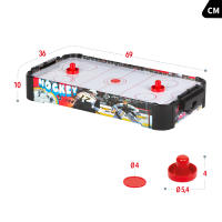COLORBABY - Juego Air Hockey mesa, 69x36x10 cm, madera resistente, para niños a partir de 6 años, 2 discos y 2 marcadores, para 2 jugadores, juegos sobremesa, regalos y juguetes infantiles - details 3