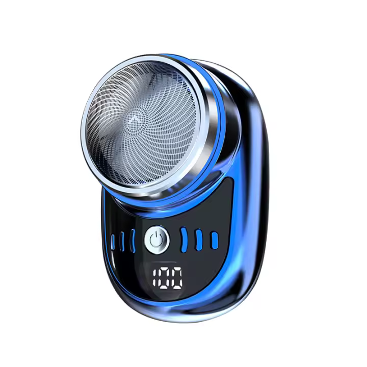 Afeitadora Eléctrica Portátil Para Hombres Recargable USB Afeitadora De Barba Y Cuerpo Desmontable Para Viajes Uso Seco Y Humedo - 1