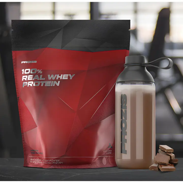 100% REAL WHEY PROTEIN (1KG) - Prozis   Alta calidad  Sin azúcares añadidos  Deliciosos sabores - 1