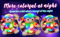 Muñeco De Peluche De 26cm Con Luz LED Y Arcoíris Para Niñas Animal De Peluche Con Luz Que Canta Y Se Puede Dormir Regalo Para Niñas - details 0