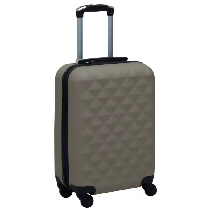 Maleta Carro con ruedas rígida ABS gris antracita - 1