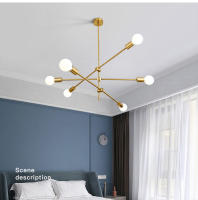 Modern Led Chandelier Luminarias De Pared Larga Decoración Para Hogar Sala De Estar Cocina Restaurante Iluminación Lámpara Colgante - details 4