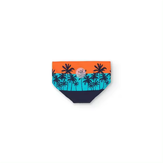 Bañador slip "palmeras" de niño - 1