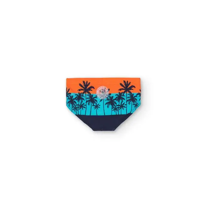 Bañador slip "palmeras" de niño - 1