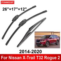 Limpia Parabrisas De Coche Para Nissan X-Trail T32 Rogue 2 2014-2020 Pinceles De Limpieza Del Parabrisas Delantero Y Trasero Accesorios Automotrices - details 0