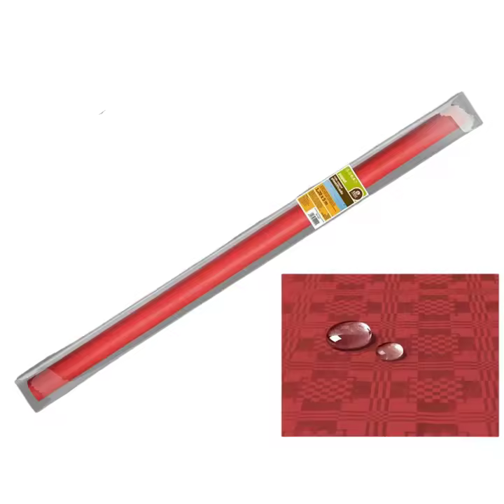 Mantel Rollo Plastificado Rojo 5 x 1,2 m - 1