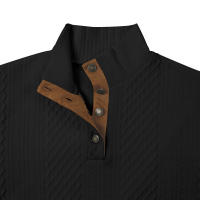 Ropa de primavera y otoño para hombre, talla europea, gran oferta, suéter informal de manga larga con cuello alto para hombre, suéter jacquard para exteriores - details 31