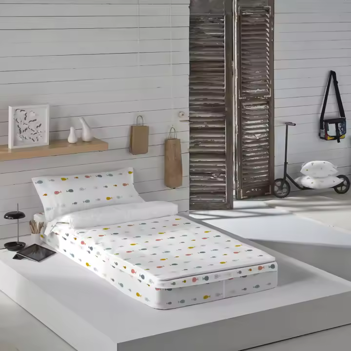 SACO NORDICO INFANTIL 100% ALGODÓN SIN RELLENO MAPA MUNDI COOR HACIENDO EL INDIO FABRICADO EN ESPAÑA - 1