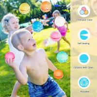 Bolas De Agua Reutilizables De Silicona Magnéticas Para Piscina Juegos De Agua Inflables Juguetes Para Niños Edad Recomendada 3-12 Años - details 1