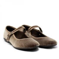 VULLADI 5409-032 Zapatillas de lona mujer 30378 XL MERCEDES TERCIOPELO TAUPE - details 0