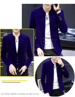 Camisa De Cuello Yuan Slim Fit En Veludo Estilo Coreano Moda Casual Para Hombres Abrigo Boutique Canario Nueva Version - details 11