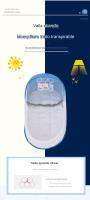 Práctica CUNA plegable with mosquitera, Sombrilla plegable para Cuna de viaje al Aire Libre - details 0