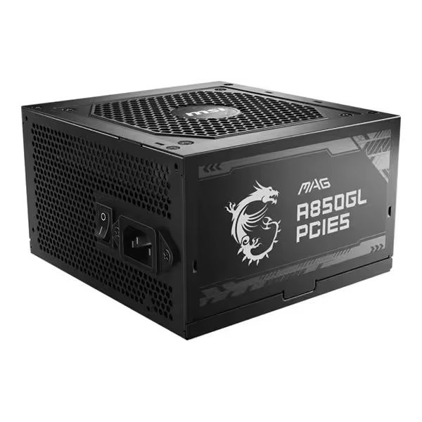 FUENTE DE ALIMENTACION MSI MAG A850GL | 850W | 80+ GOLD | MODULAR | PCIE 5.0 - 1