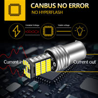 Aileo 2pcs Bombilla LED Para Luz Retroiluminada De Coche BA15S P21W 1156 45pcs 4014SMD Error Free Canbus DC 12V Para VW Passat B5 B6 Golf - details 2