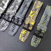 Correa De Reloj De Silicona Camuflaje QuickFit 22mm 26mm Para Garmin Fenix 6X 7X pro Compatible Con Fenix 6Pro 5Plus - details 1