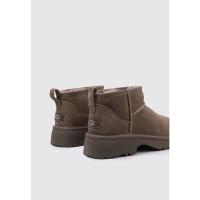 UGG Classic Ultra Mini New Heights Botín Tacón Niña Gris - details 2