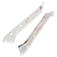 Soporte De Estuche De Silla Drag HD Para Harley Electra Glide Road Glide Road King Street Glide FLHX Tour Glide FLT En Cromo - details 5