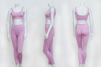 Leggings Deportivas Sin Costuras Para Mujer High Waist Yoga Pantalones De Gimnasio Fitness Squatproof Tallas Verdaderas Ropa De Gimnasio - details 19