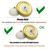 Luz De Techo LED Panel 85V-265V Módulo LED Redondo Reemplazo 20W 40W 60W 100W Para Iluminación Interior Instalación En Techo - details 4