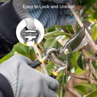 Tijeras De Podar De Acero Pesado Deli Con Hoja Curva Para Jardín Podadores De Mano Para Arbustos Y Enredaderas Tamaño 8'' - details 3