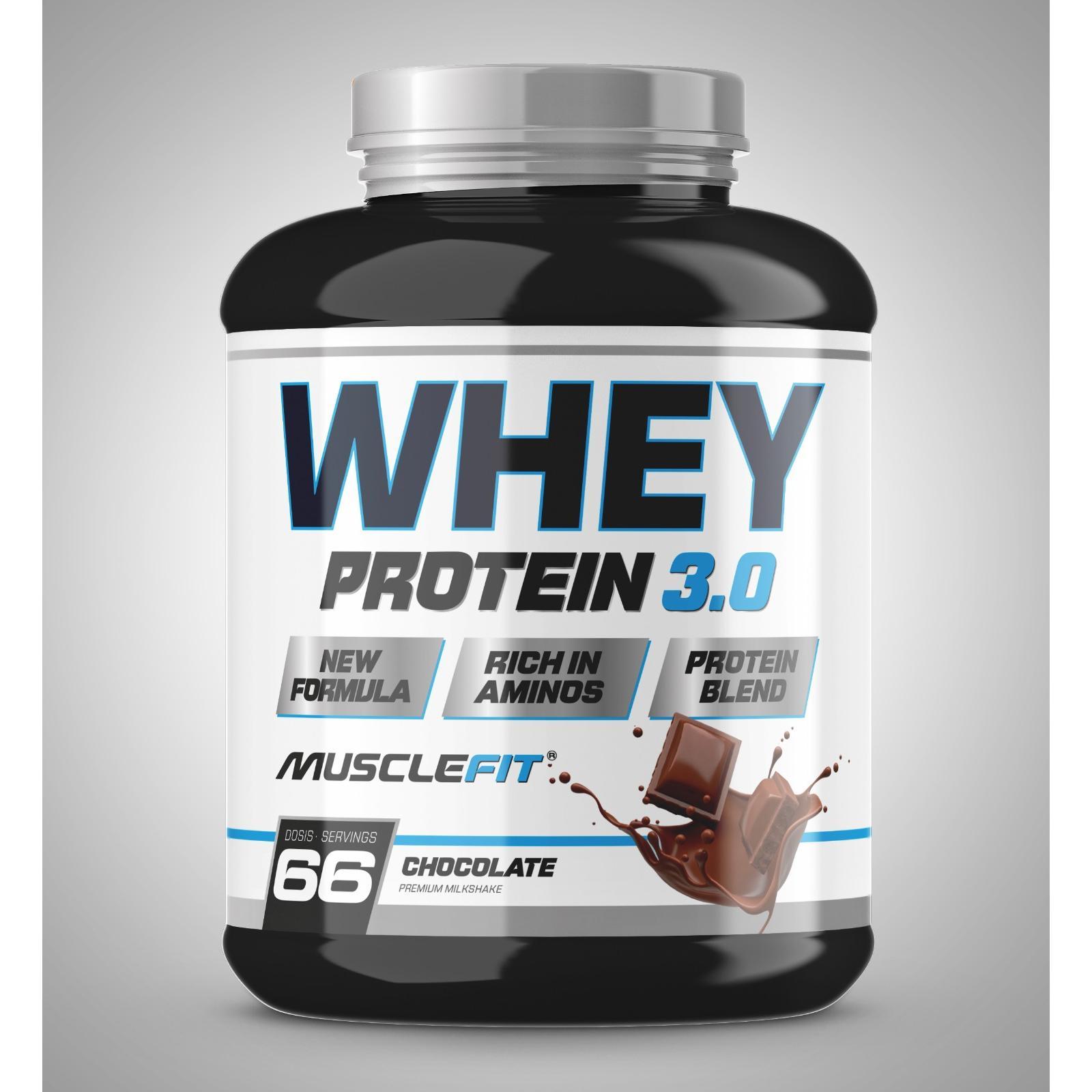 WHEY 3.0 BLEND PROTEIN 2Kg MUSCLEFIT ENTREGAS 24/48 HORAS