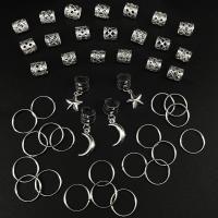 Anillos Para Dreads De Metal Estilo Fashion Con Combinación De Estrellas Y Luna 44 Piezas Adecuados Para Mujeres Y Niñas Para Vacaciones Y Ramadán - details 3