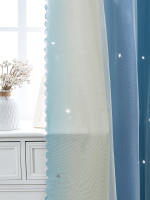 Cortinas Para Niños Con Estrella Plateada Térmicas Y Antipolvo Para Dormitorio Con Ojales Antiguos Tratamiento De Ventana Decorativo Y Protección Contra La Luz - details 5