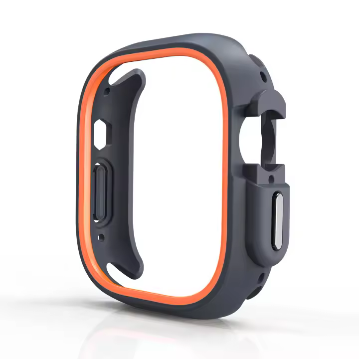 Funda Protectora De Silicona TPU Para Apple Watch Ultra 49mm 44mm 45mm Compatible Con Series 8 7 6 Se 5 4 Cubierta De Bumper Para iWatch - 1