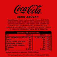 Coca-Cola Nacional Sabor Original ZERO, Refresco de Cola - Pack de 12 Latas 500 ml ZERO Sabor Garantizado - details 1