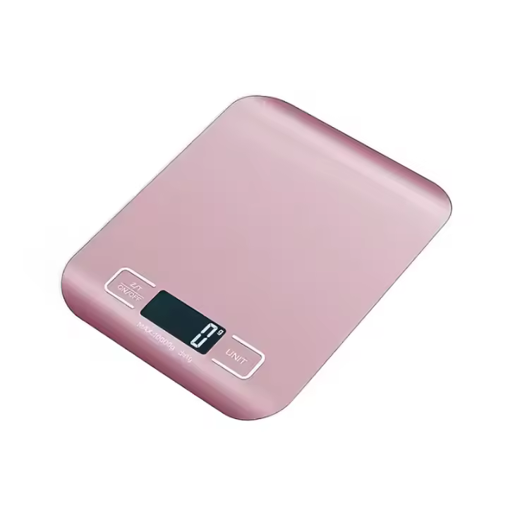 Báscula de Cocina Digital 5Kg/1g pantalón LCD Arce inoxidable elegante herramienta de medicina para productos y joyas - 1