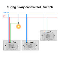 Interruptor Táctil Inteligente WiFi Tuya 1Pared 2Maneras Panel De Vidrio Para Alexa Google Home Smart Life Interruptores De Pared Para Escaleras - details 13
