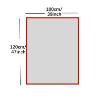 Manta De Cuna Acolchada 100x120cm Para Bebé Suave Y Transpirable Cubierta De Sueño Para Newborn Infant Swaddle Wrap 4 Estaciones Unisex - details 0