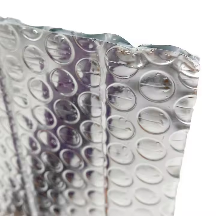 Paneles de aluminio reflexivo para persianas y paneles multiusos. Aísla del calor y del frío. Aluminio 100% y burbujas. Fácil colocación. Antihumedades - 1