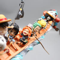 Figura De Anime One Piece Luffy Y Amigos Serie Carrera De Barco Dragón Decoración De Escritorio Regalo Colección De Modelos PVC Para Fans De La Edad De 14 Años O Más - details 11