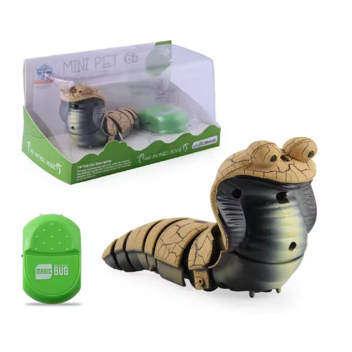 Juguete Remoto De Serpiente Infrarrojo Simulación Extraño Para Niños Reptil Inducción Escarabajo Mecánico Control Remoto - 1