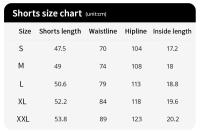 Shorts Negros Clásicos Para Hombre Quick-Drying Elastic Waist Fitness Y Deportes Corrida Pantalones De Equitación - details 0