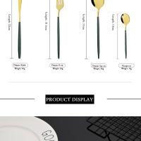 Juego de Vajilla de Cena de Acero Inoxidable Rosa 16pcs Cuchillo, Cuchara, Cubierto - details 3