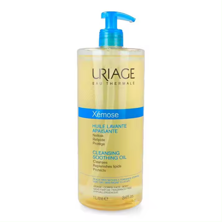 Uriage Xemose Huile Lavante 1 Litros - Aceite Limpiador para Pieles Secas y Atópicas - Farmacia - 1