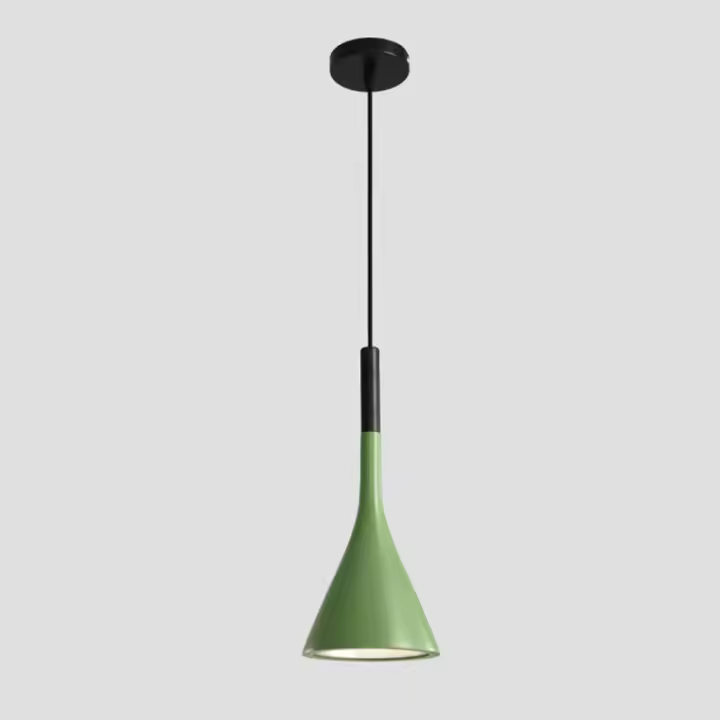 Lámpara de techo Moderna Lámpara de Aluminio para Sala de estar Dormitorio Oficina Restaurante Cafetería Bar Hotel Comedor Lámpara (Green) SSIT - 1
