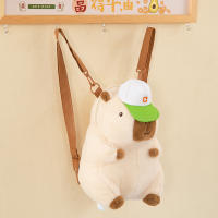 Mochila De Peluche Capybara Kawaii Moda Muñeco Peluche Bolsa De Hombro Para Niños Bolsa Miniatura Regalo Para Novia - details 5