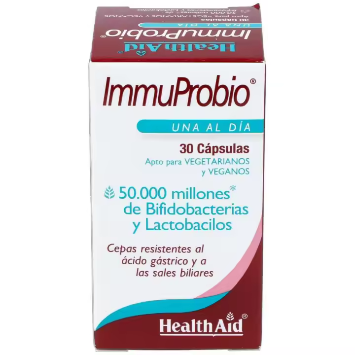 Health Aid Immuprobio 50000 Millones Probióticos 30Cáps - 1