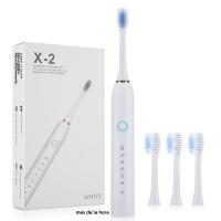 Cepillo De Dientes Eléctrico Recargable Con 6 Modos De Limpieza IPX7 Impermeable Alta Vibración Cuidado Dental Blanqueamiento De Dientes Limpiador Oral Cepillo Eléctrico - details 13