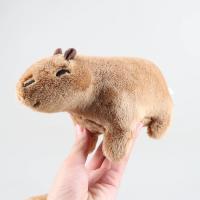 Muñeco De Peluche Capibara Papa Simulación De Anillo Suave Y Fluffy Para Niños Regalo De Cumpleaños Juguete De Algodón PP - details 4