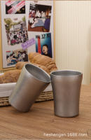 Taza De Agua Retro Japonesa De Acero Inoxidable 304 Doble Capa Antideslizante Estilo Café Para Camping Utensilios De Mesa Al Aire Libre - details 11