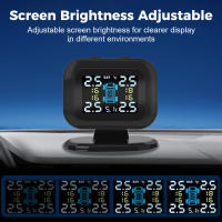 Sistema De Monitoreo De Presión De Neumáticos Para Coche Con Alarma De Seguridad Automática Y 4 Sensores Externos Wireless Mini TPMS USB - details 3