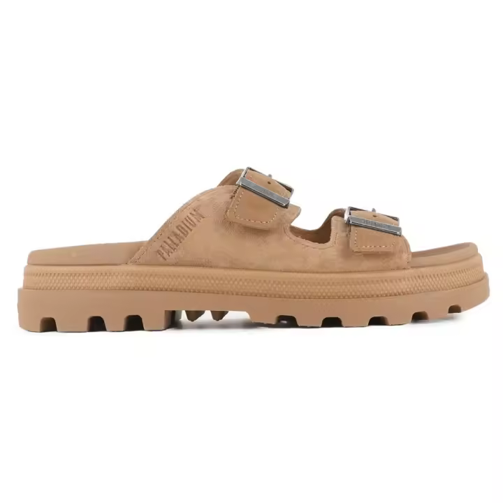 Palladium Sandalias Dunelite Riviera Suede Marrón - 1