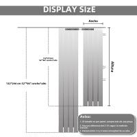Cortinas De Voile Impermeables Para Patio Jardín Exterior Divisor De Yarda Gazebo Pergola Panel De Tules Malla Transparente Para Ventanas Modernas - details 1