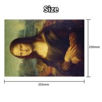 MaxRenard Rompecabezas De 100 Piezas Da Vinci Mona Lisa 25*35.5cm Juguete De Arte Pintura Papel Regalo Para Jóvenes Unisex - details 1